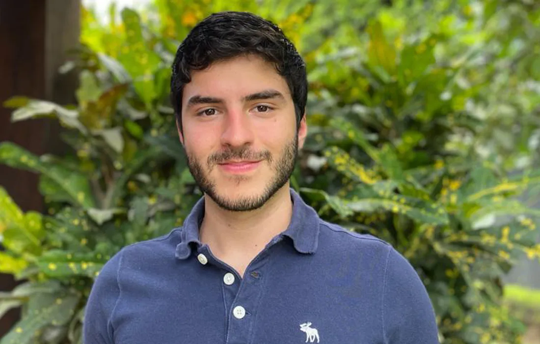 Daniel Noreña, estudiante de quinto semestre de economía